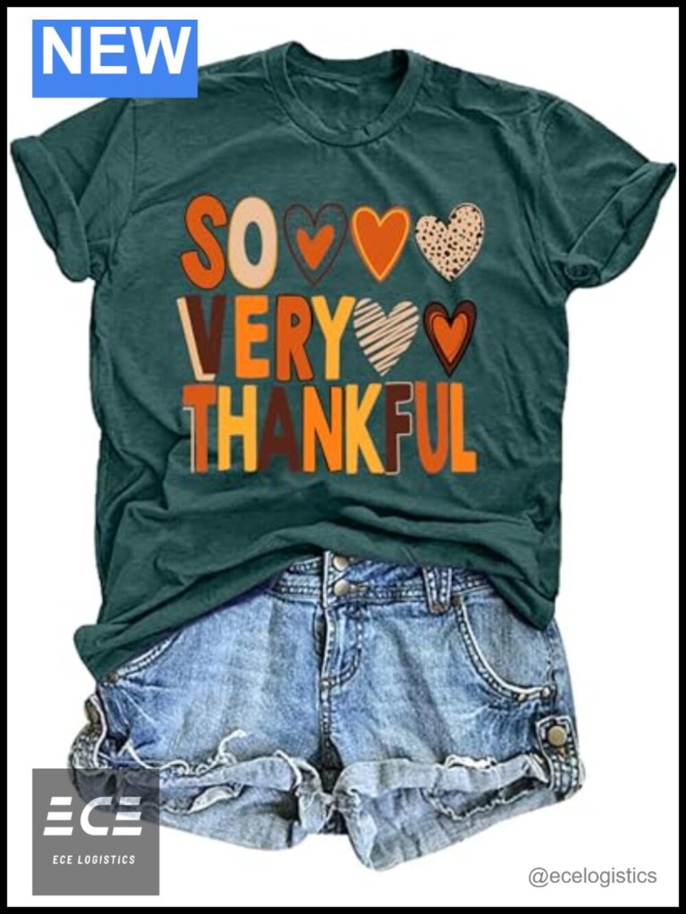 Women Thanksgiving Graphic T-Shirt Crew Neck Short Sleeve Fall Tee